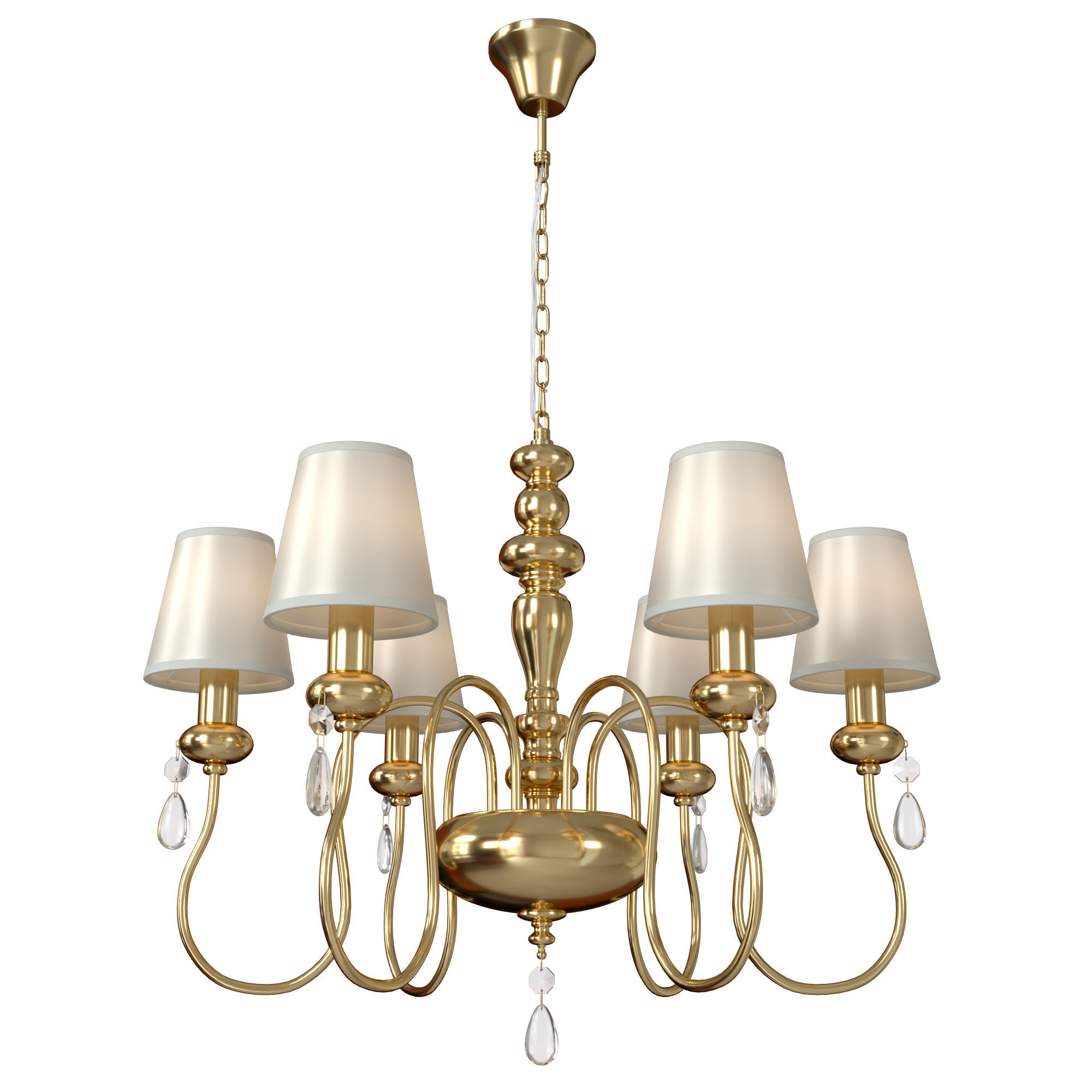 Hanging chandelier Meki 4723-6 3D model_1