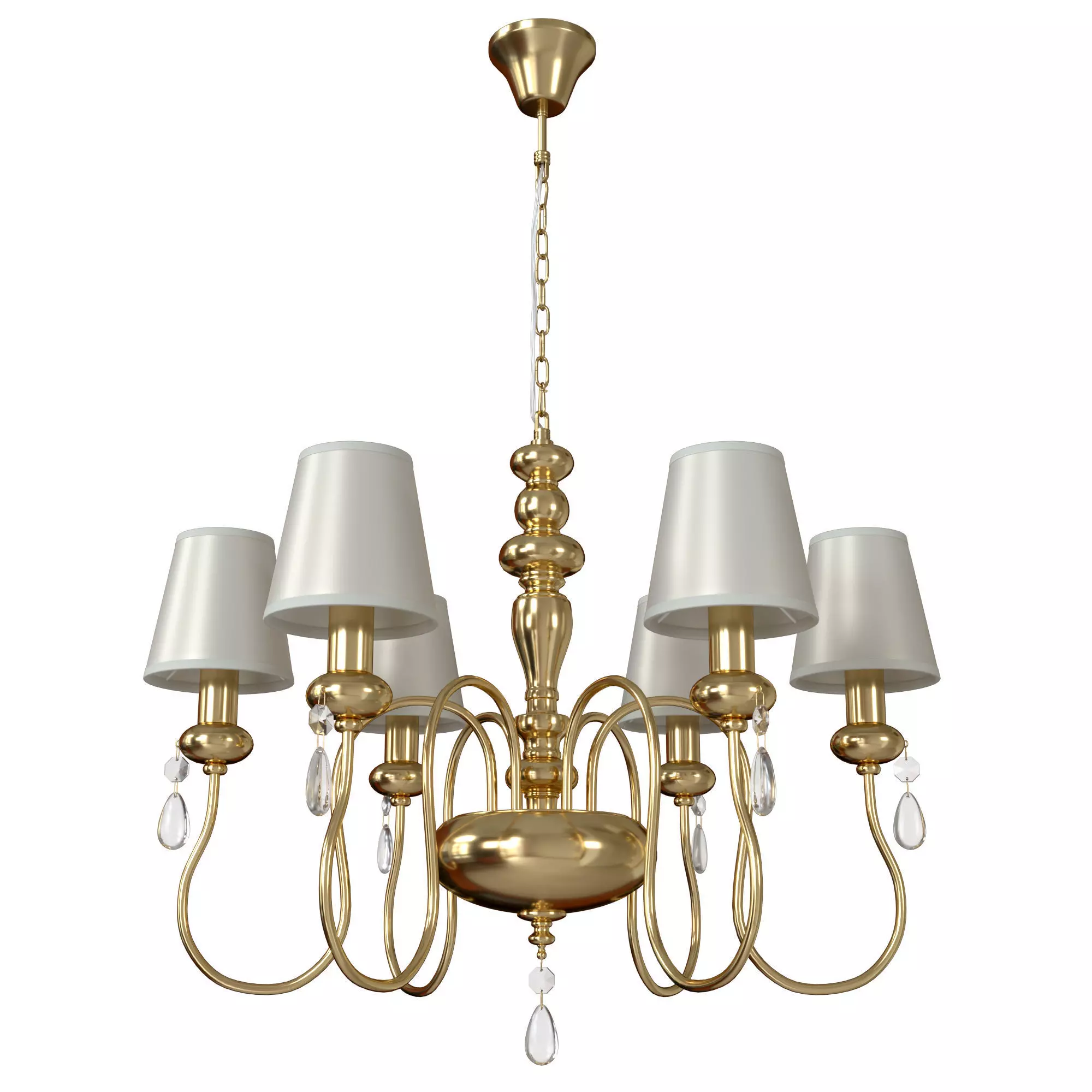 Hanging chandelier Meki 4723-6 3D model_0