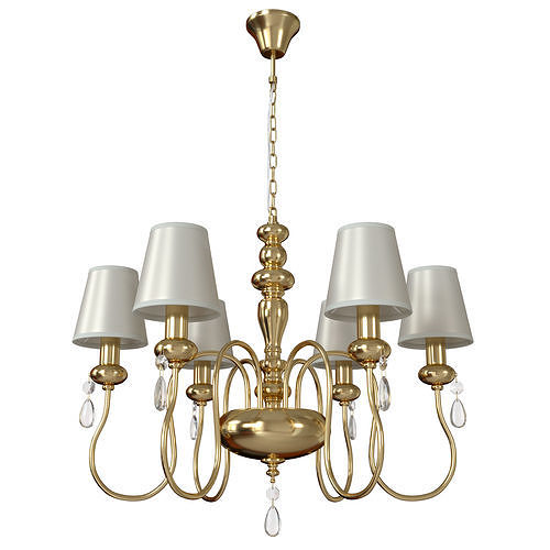 Hanging chandelier Meki 4723-6 3D model