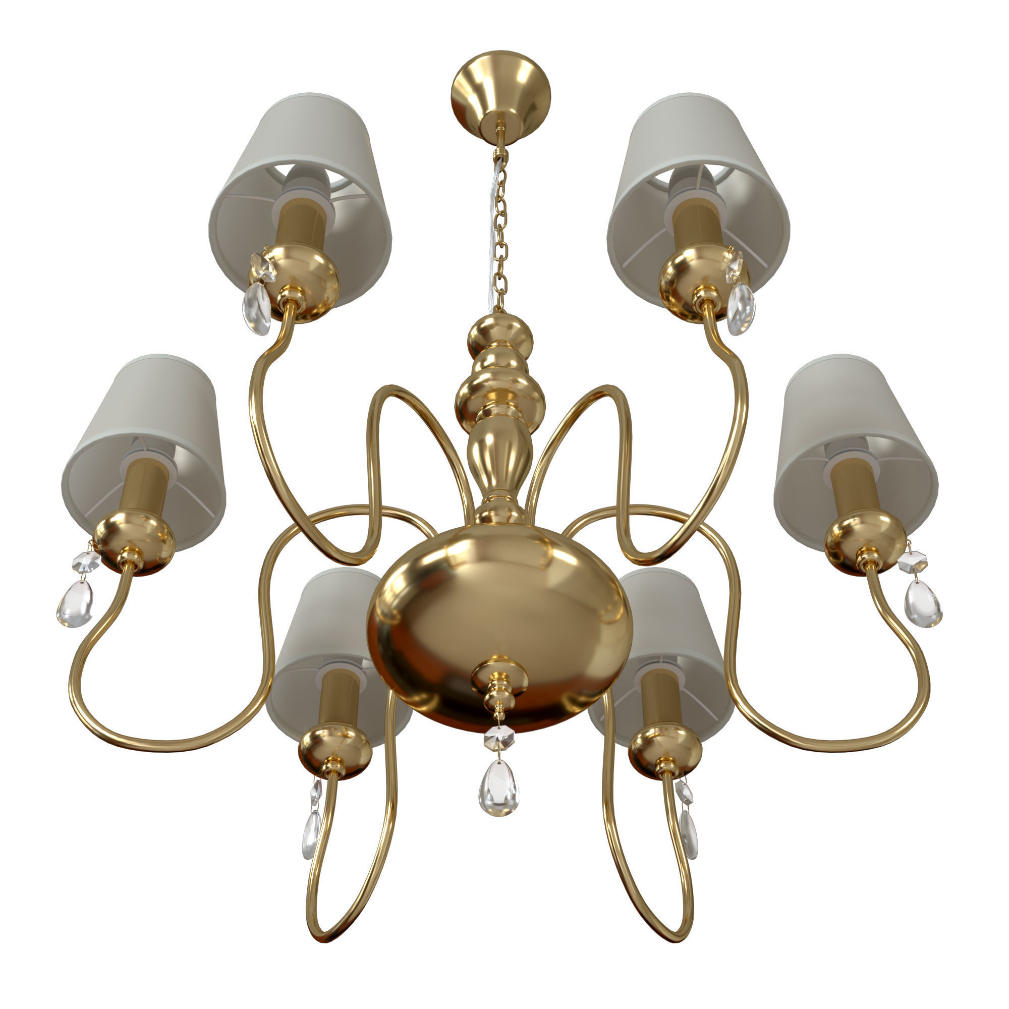 Hanging chandelier Meki 4723-6 3D model_4