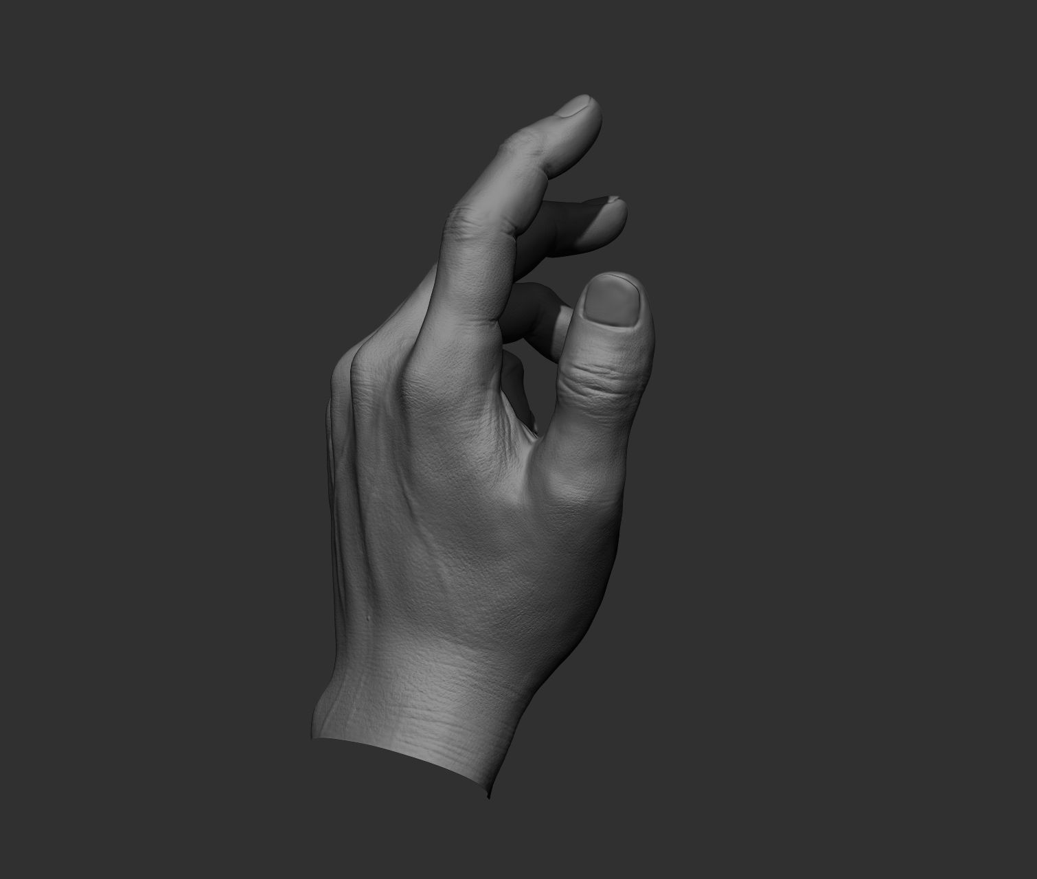 10 Male hands  3D model_40