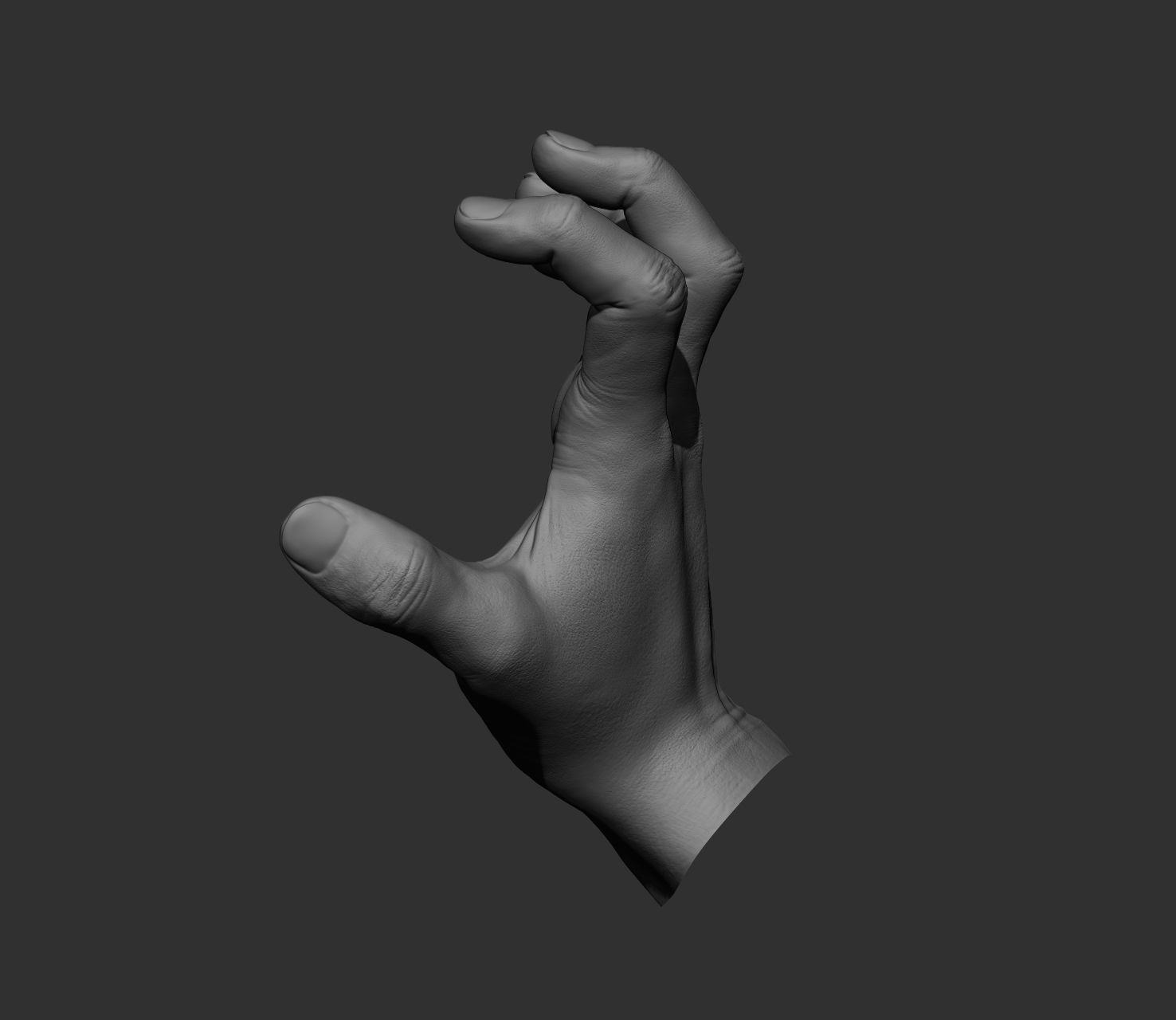 10 Male hands  3D model_76