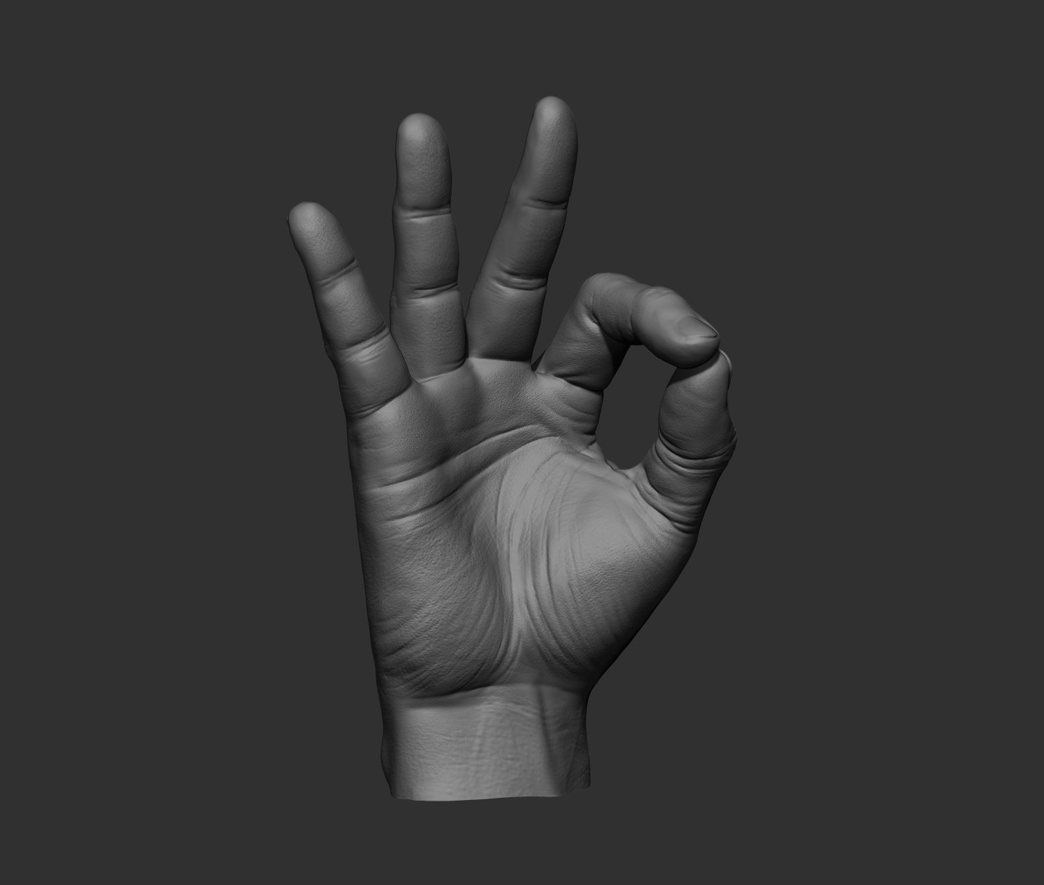 10 Male hands  3D model_24