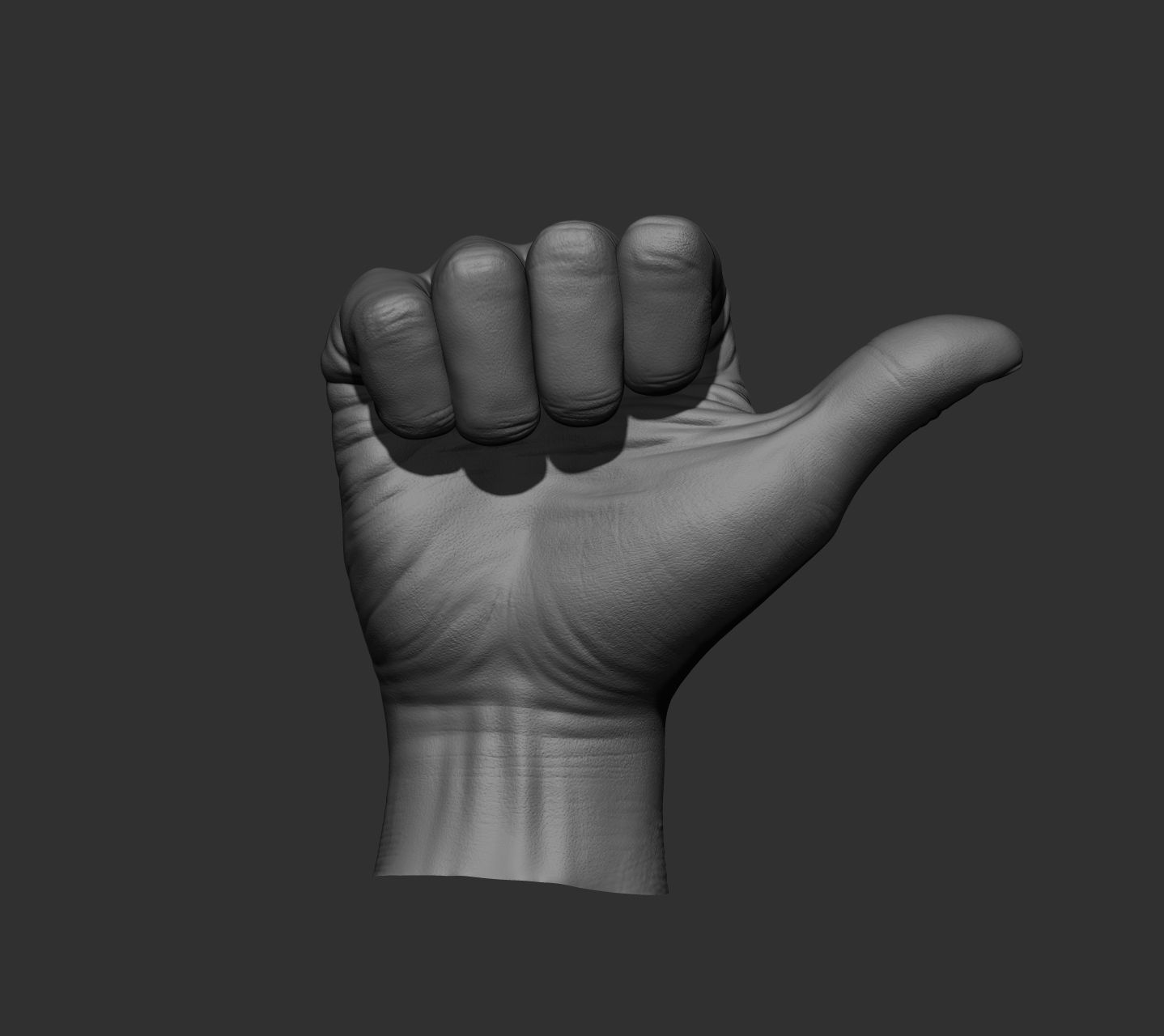 10 Male hands  3D model_55