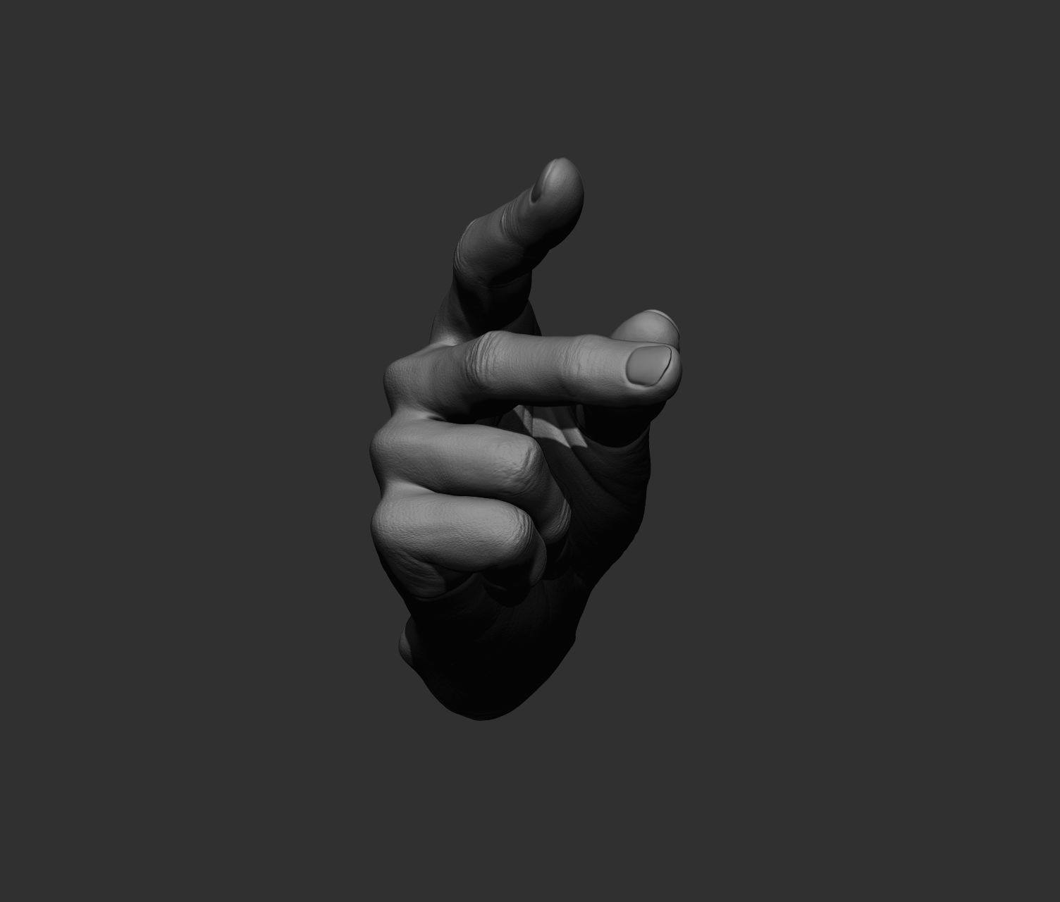 10 Male hands  3D model_16