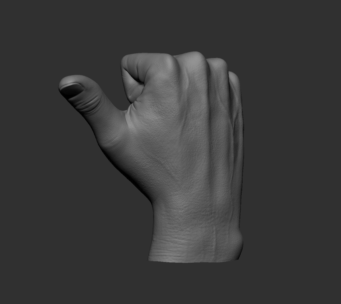 10 Male hands  3D model_56