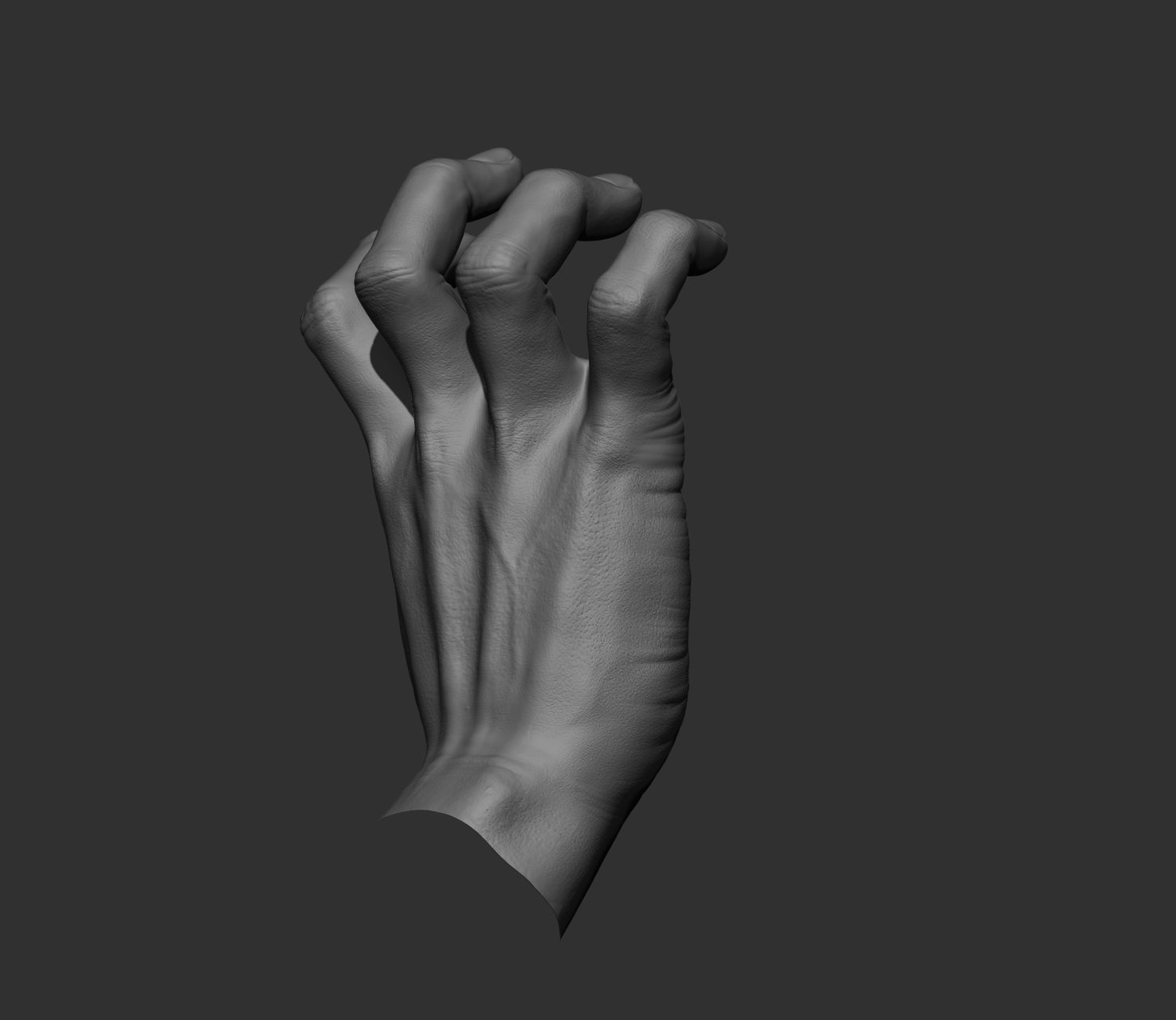 10 Male hands  3D model_78