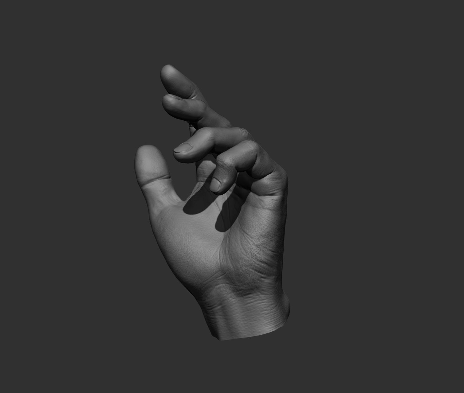 10 Male hands  3D model_38