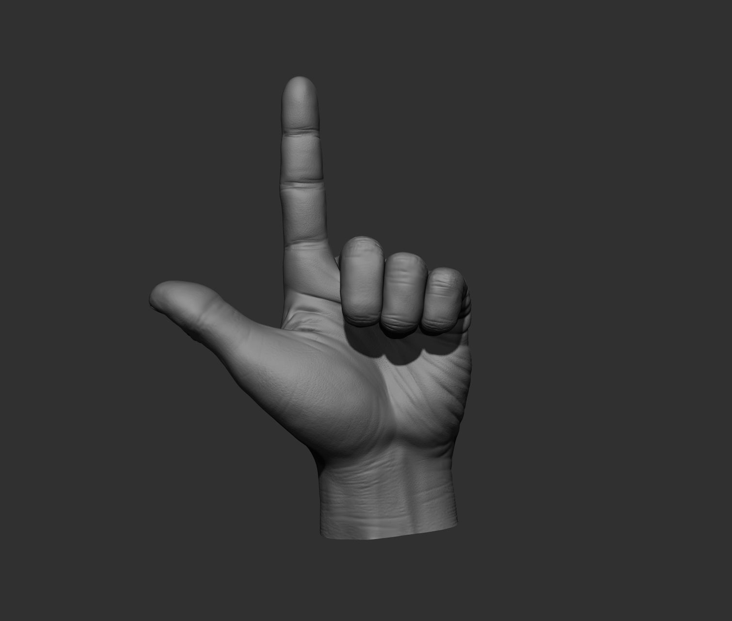 10 Male hands  3D model_29