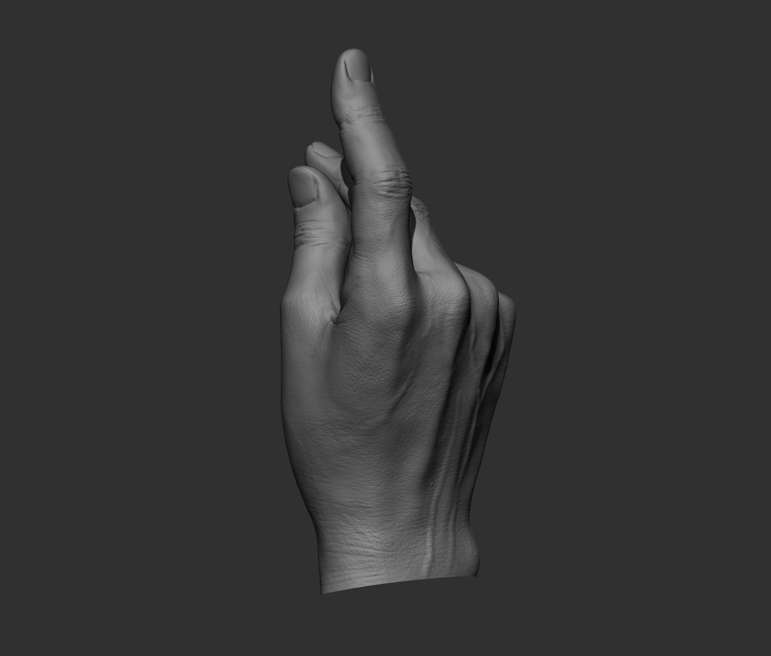 10 Male hands  3D model_17