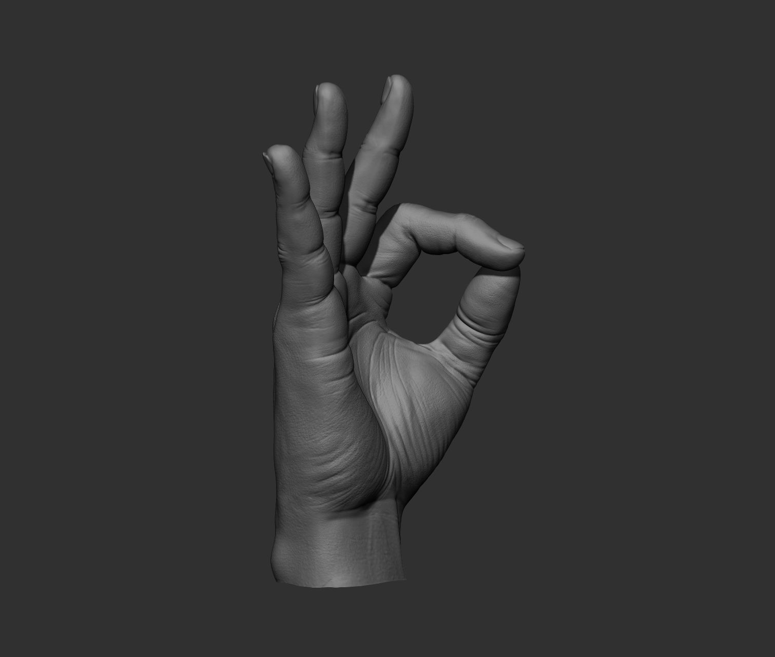 10 Male hands  3D model_21
