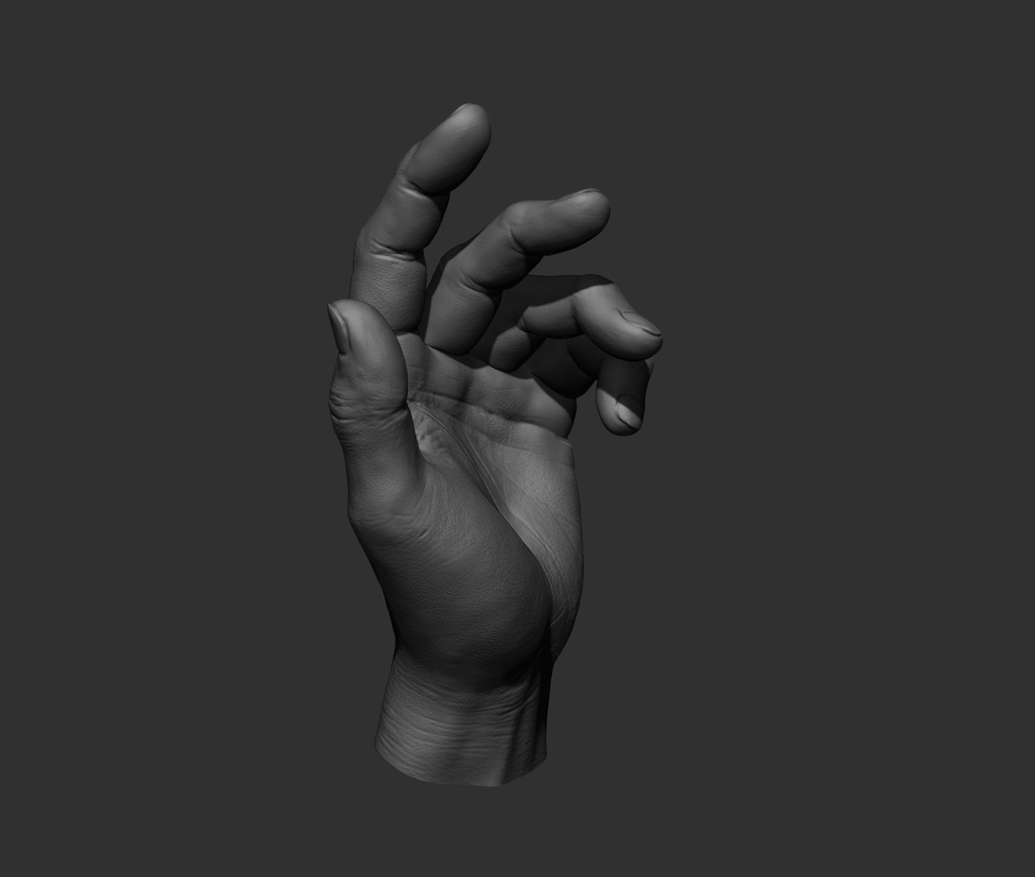 10 Male hands  3D model_34