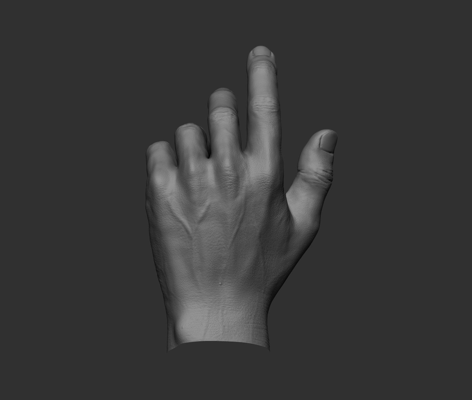 10 Male hands  3D model_41