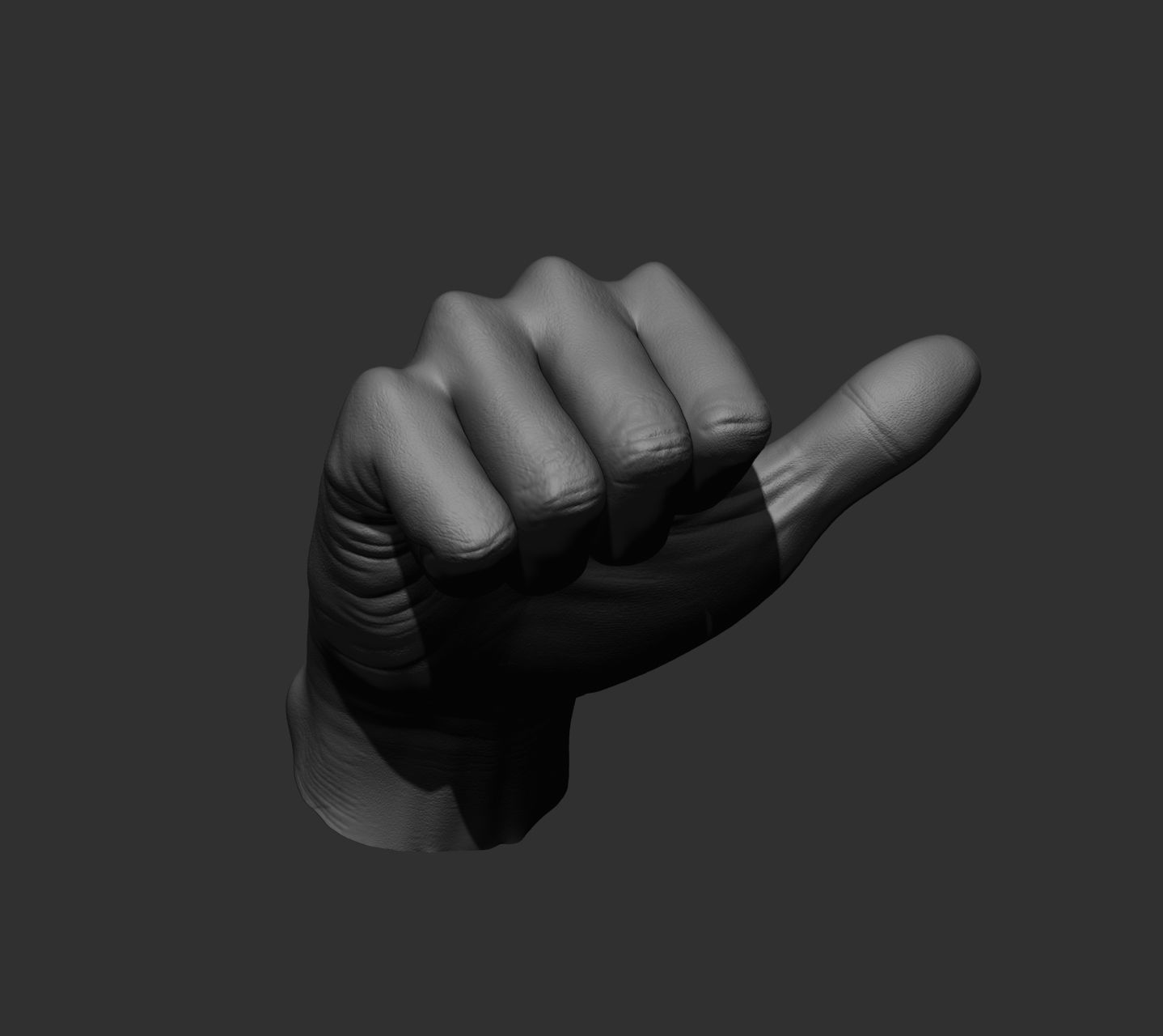 10 Male hands  3D model_59