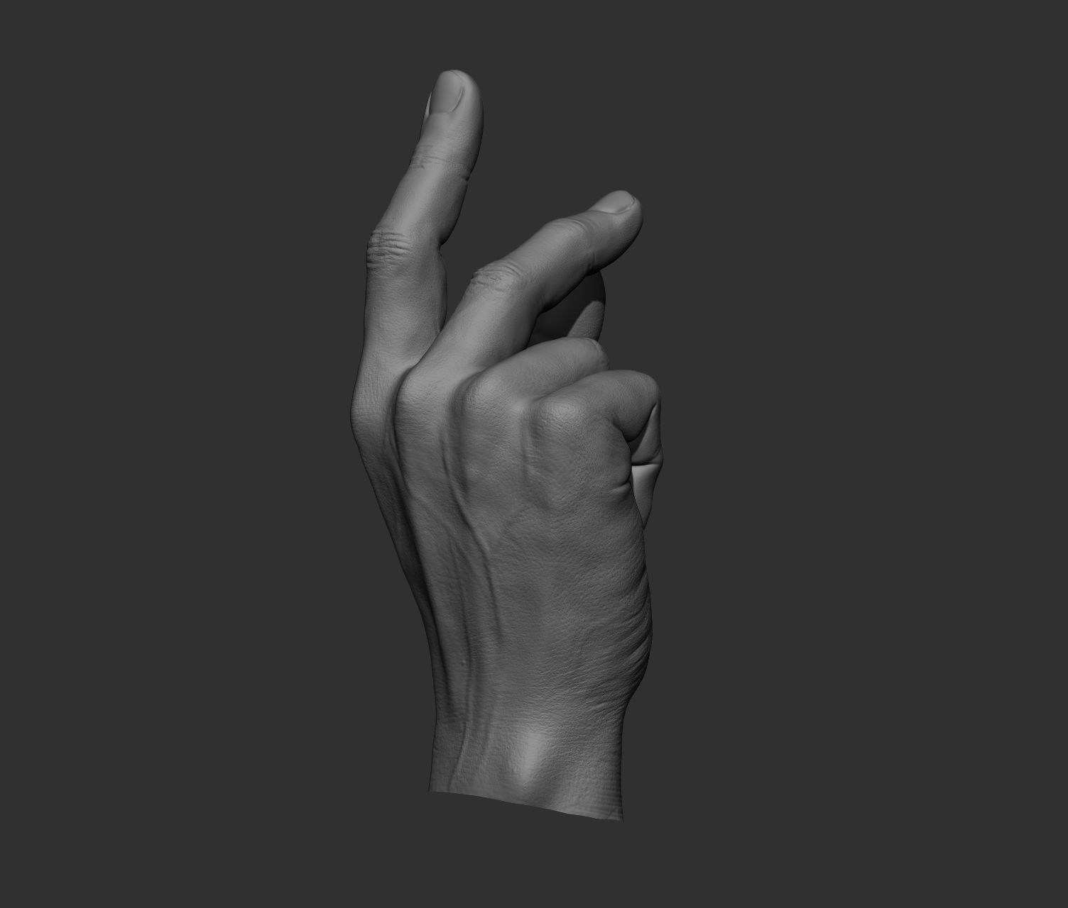 10 Male hands  3D model_18