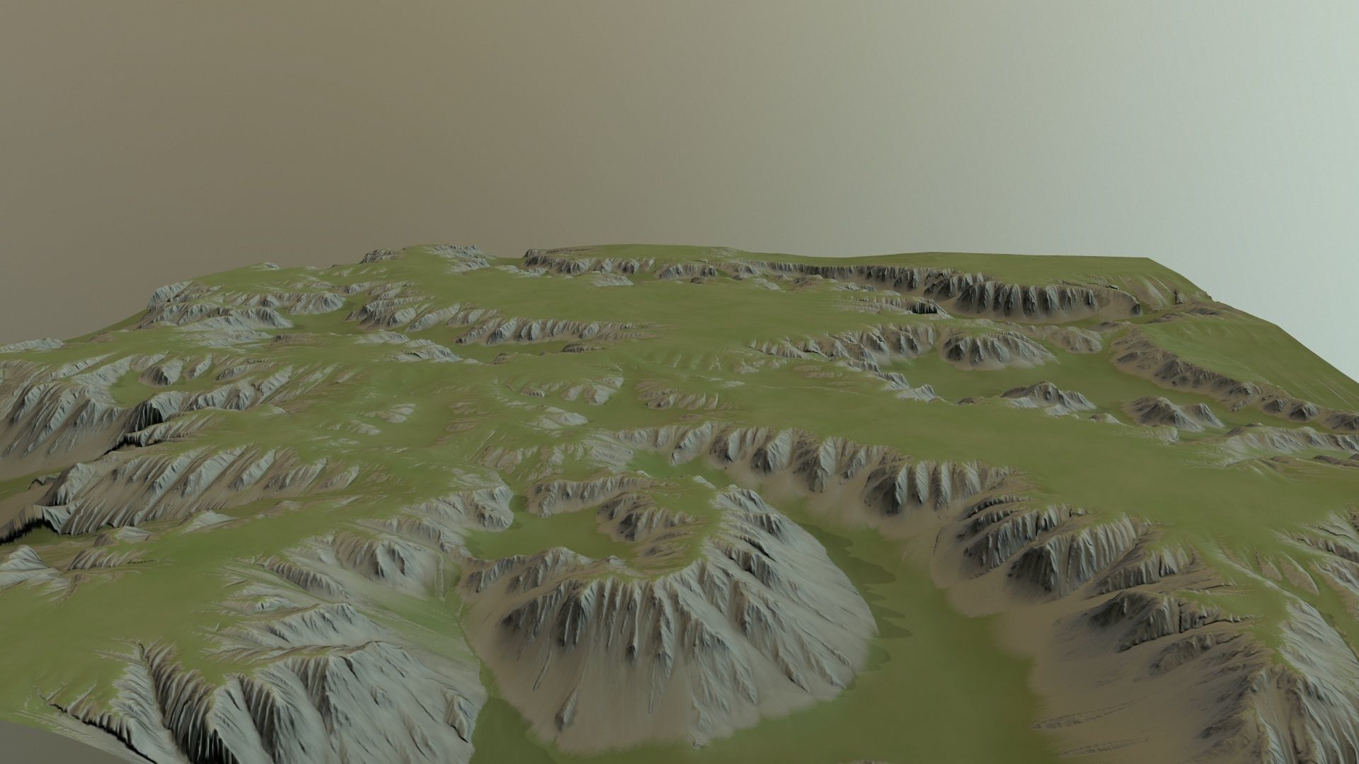 Landscape 70 Low-poly 3D model_3