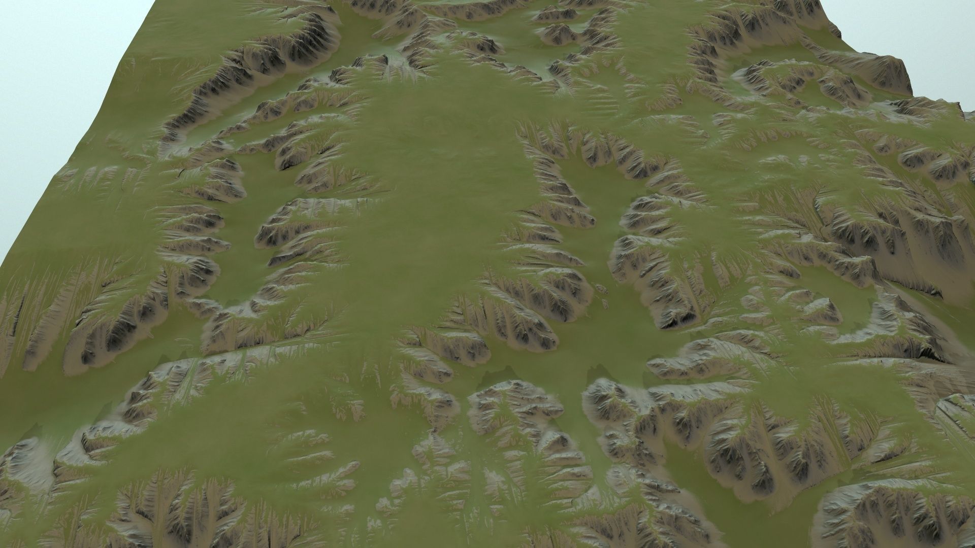 Landscape 70 Low-poly 3D model_5