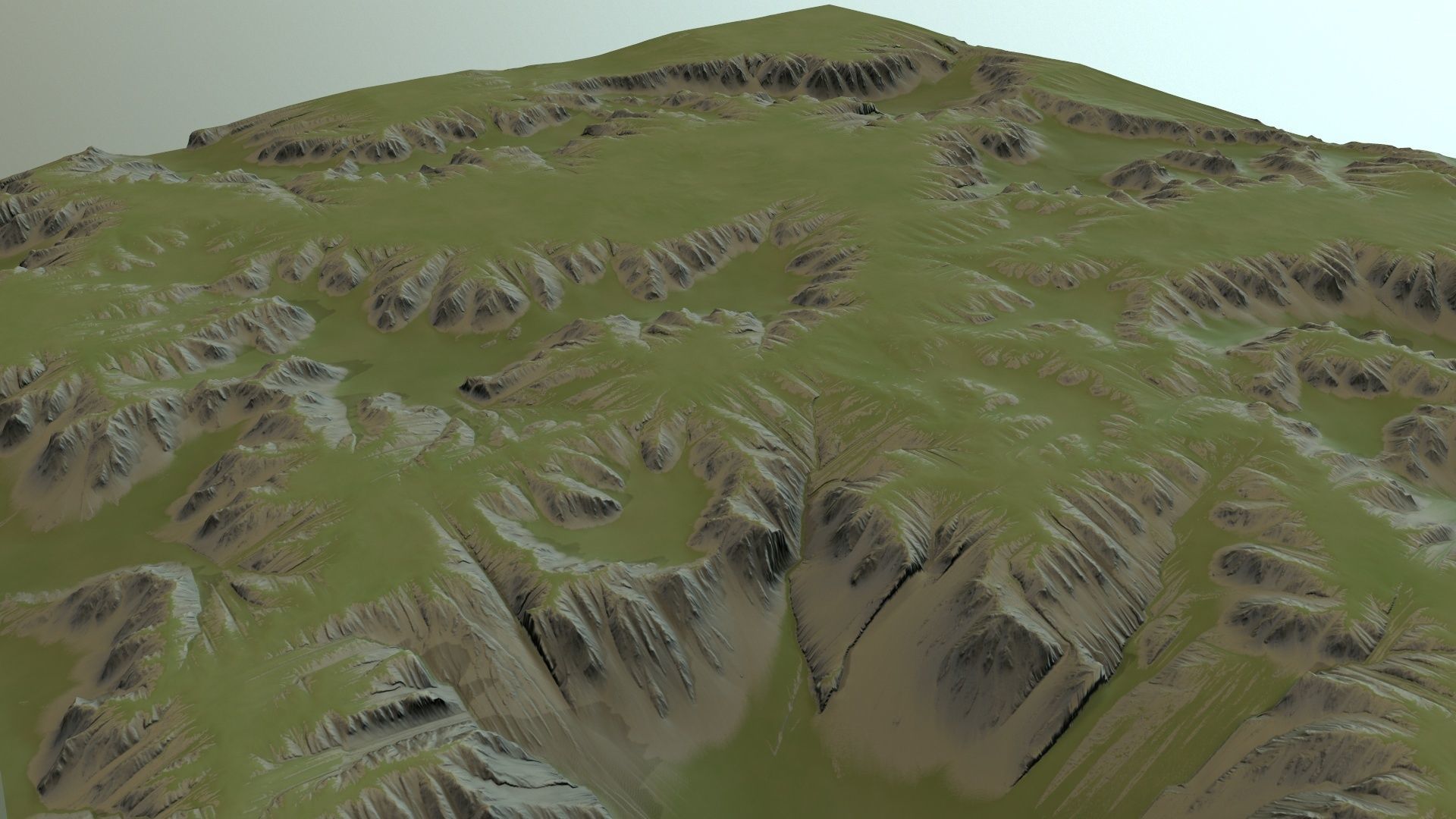 Landscape 70 Low-poly 3D model_4