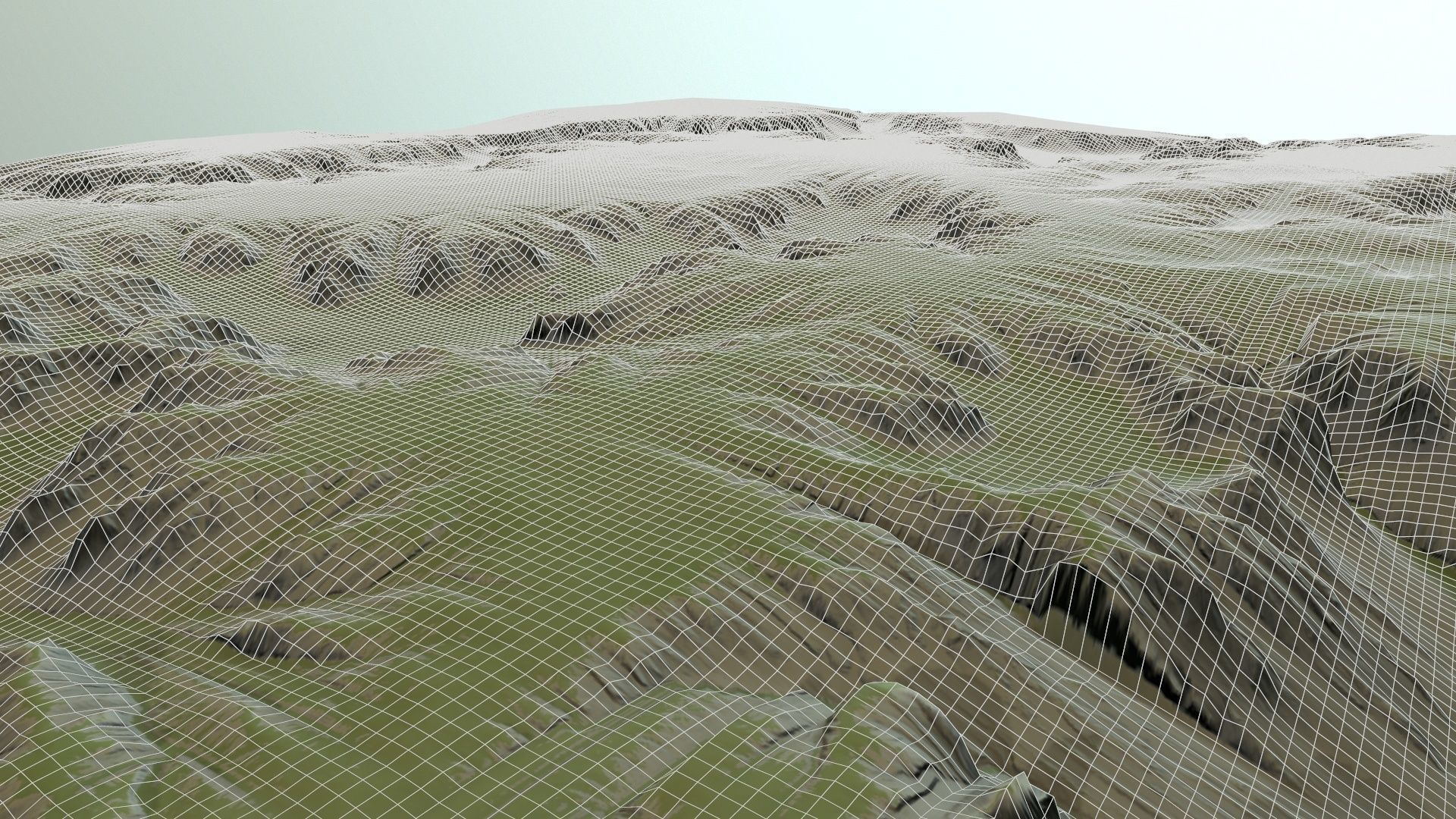 Landscape 70 Low-poly 3D model_8