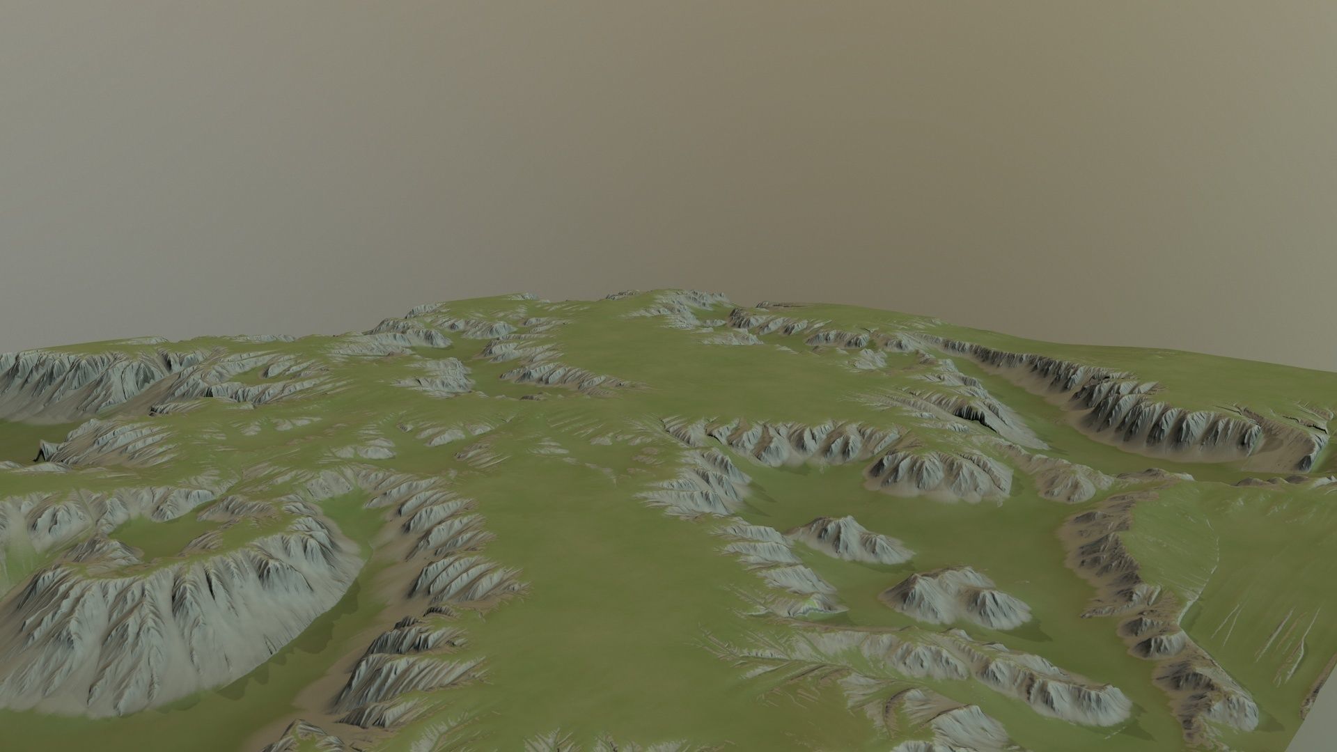 Landscape 70 Low-poly 3D model_2