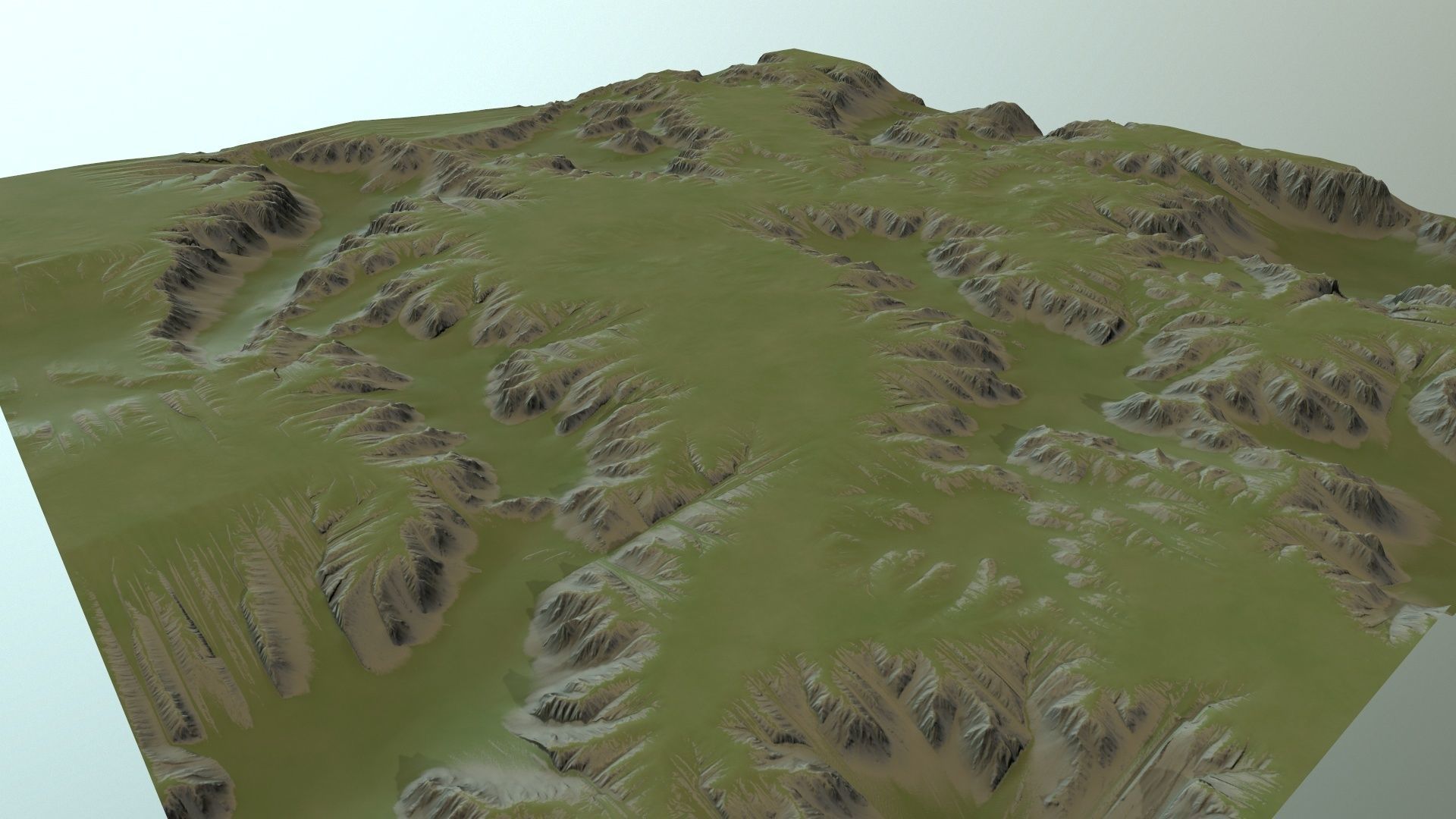 Landscape 70 Low-poly 3D model_6