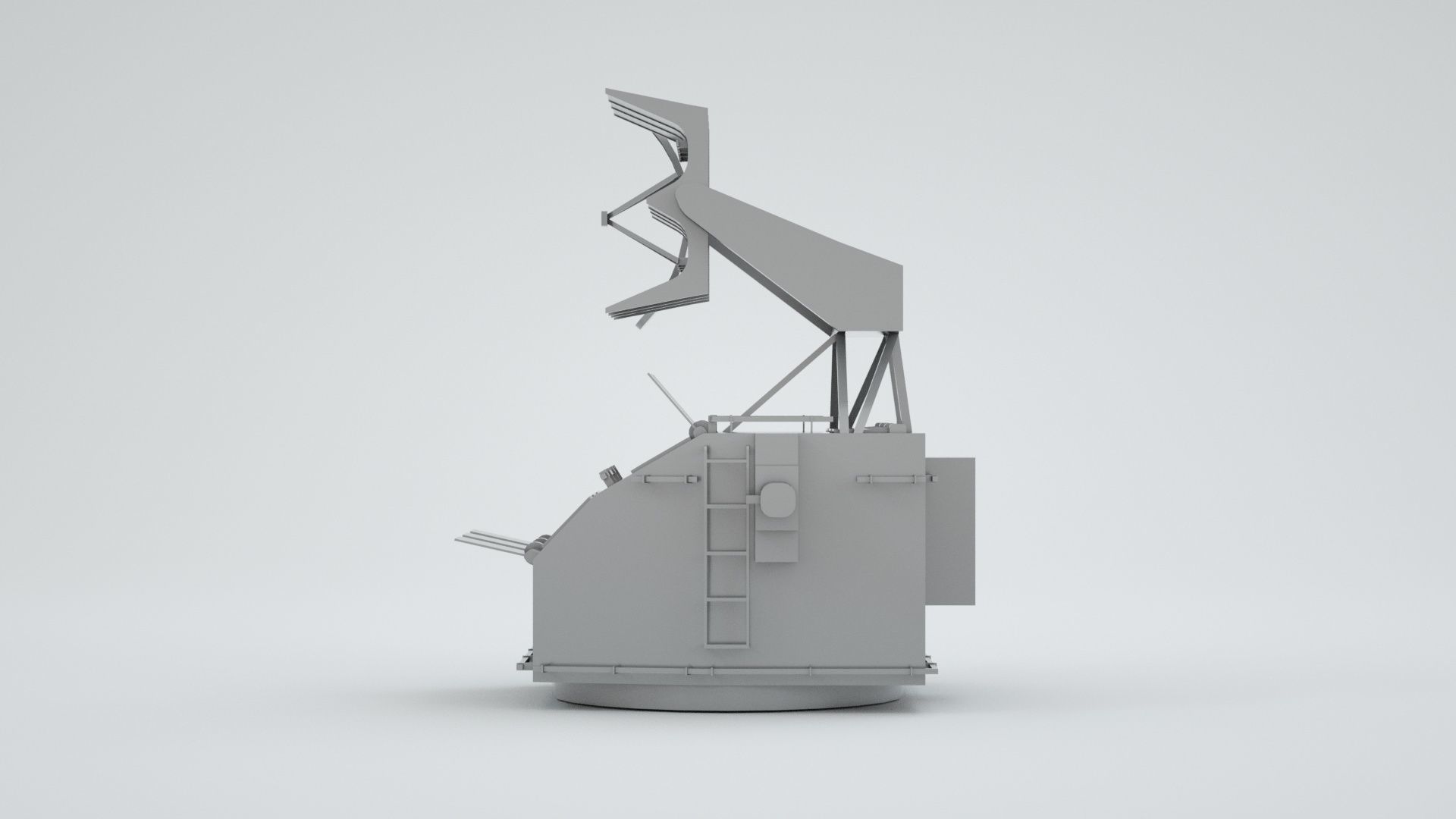 Naval Fire Control Director System Mk8 Mk12 3D model_2