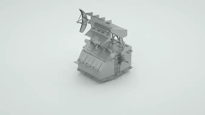 Naval Fire Control Director System Mk8 Mk12 3D model