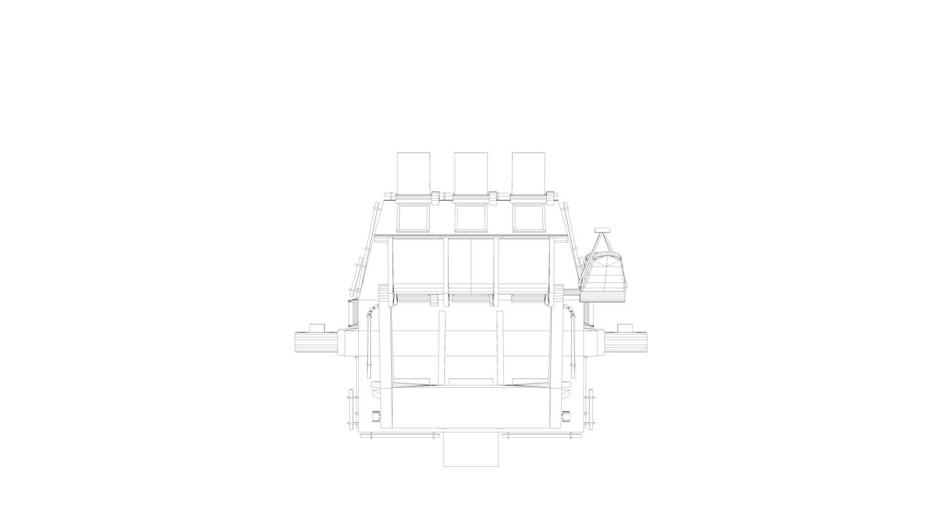 Naval Fire Control Director System Mk8 Mk12 3D model_11