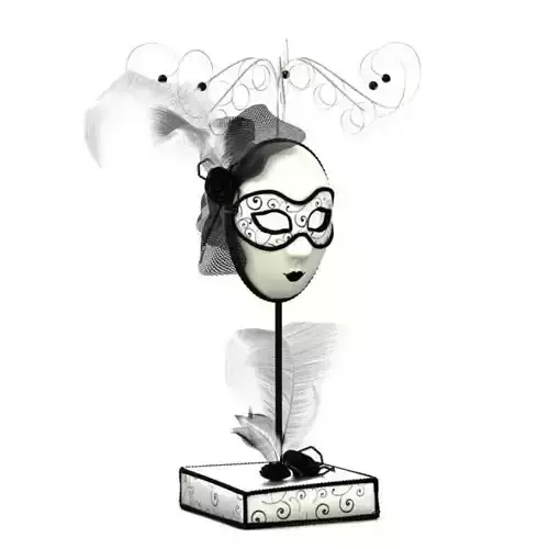 Face Mask Decoration 3D model