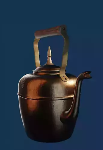 Antique teapot of the 19th and 20th-cc