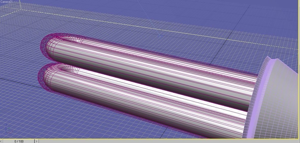 Bulb-realistic glass  3D model_4