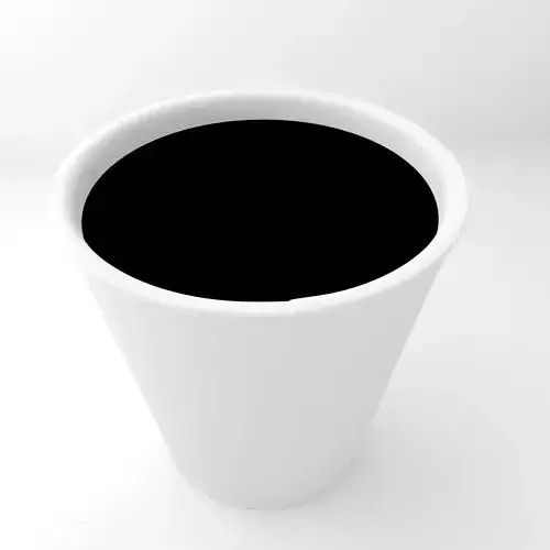 Small Paper Cup with Coffee