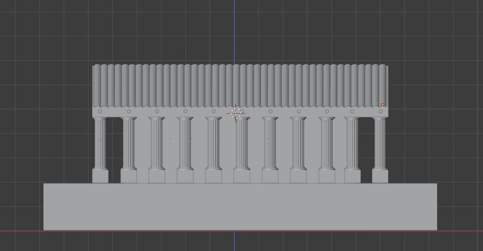 Temple greek Free 3D model_2