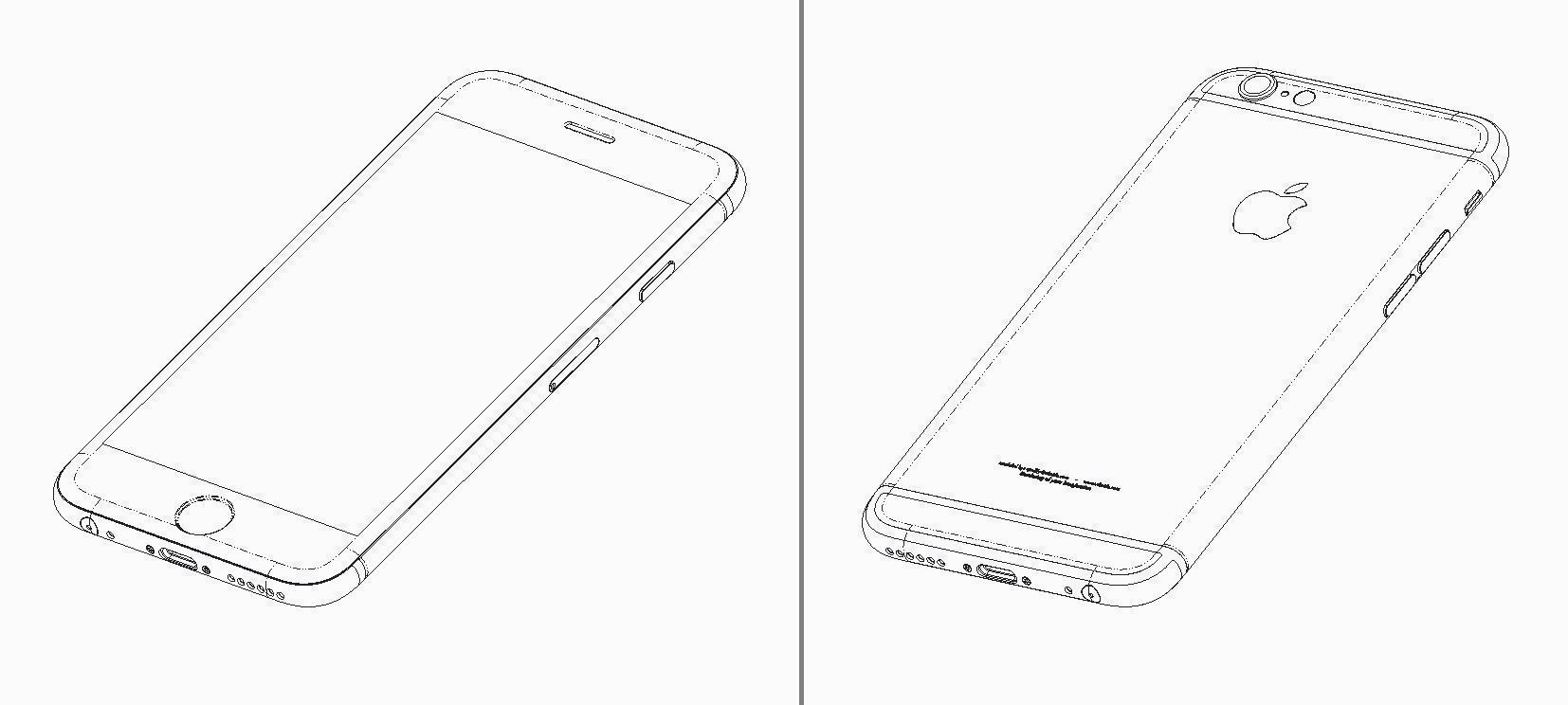 iPhone 6s - original dimensions 3D model_3