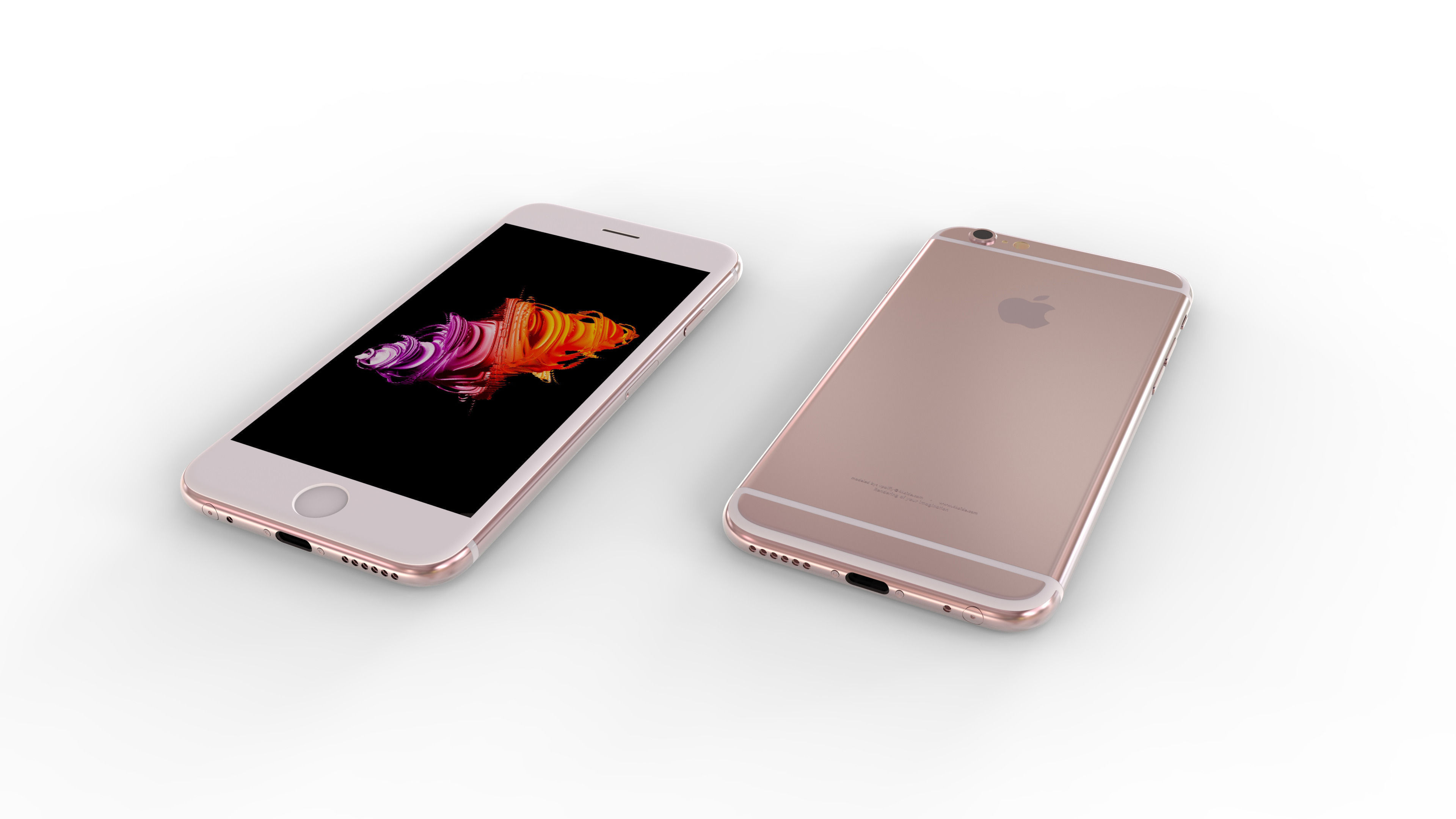 iPhone 6s - original dimensions 3D model_5