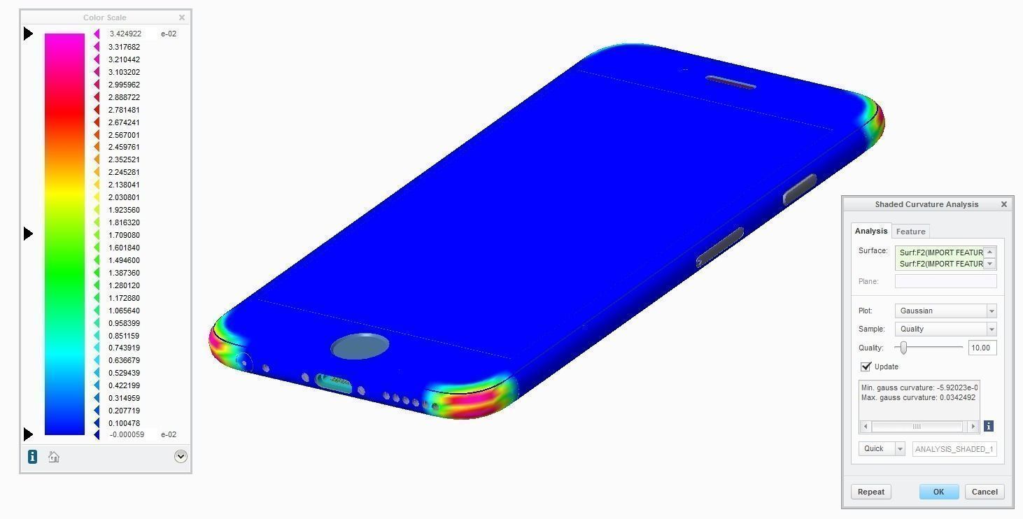 iPhone 6s - original dimensions 3D model_2