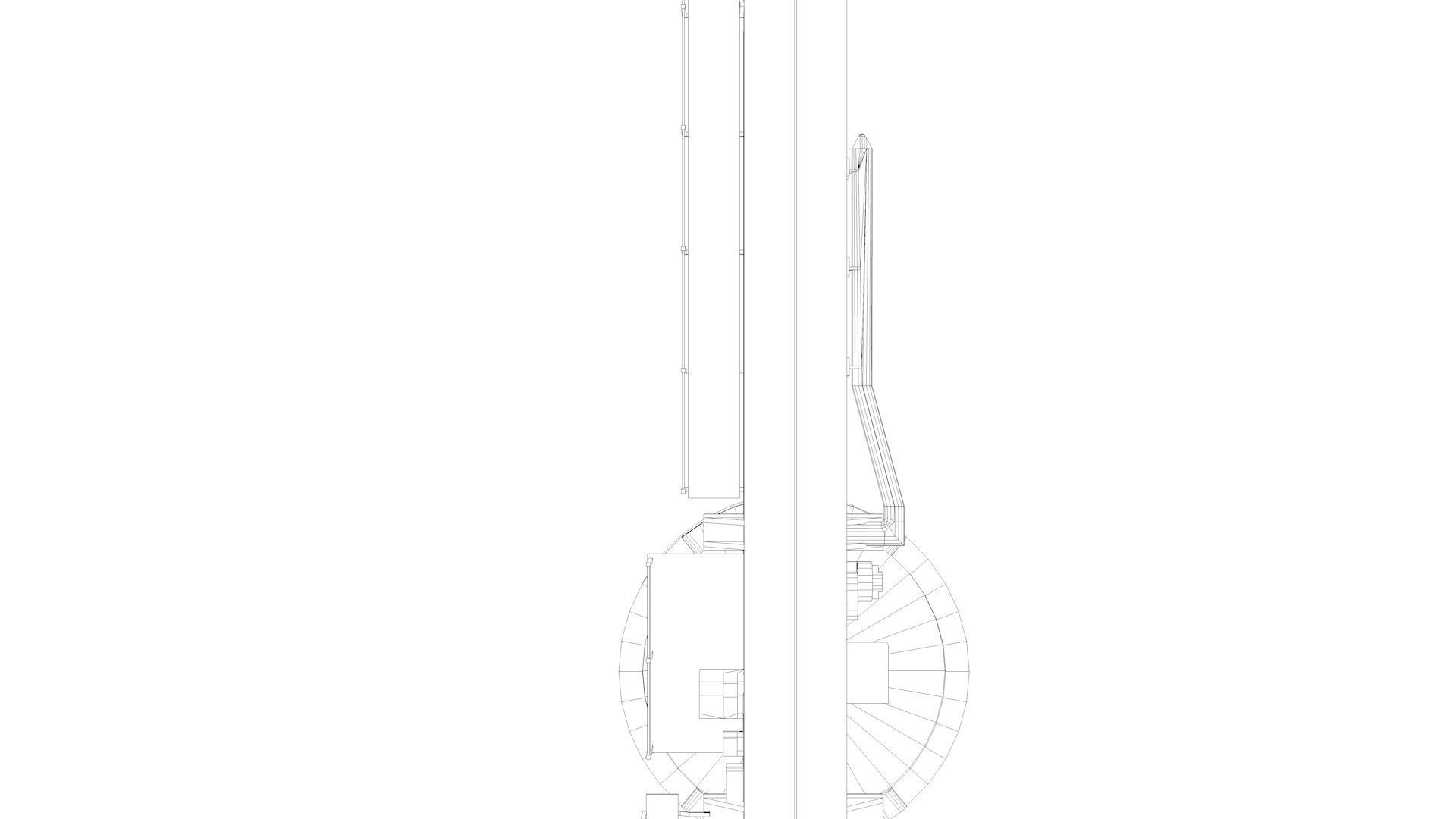 Plane Launch Pad - World War 2 Battleship 3D model_11