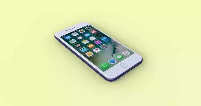 iPhone 7 - original dimensions 3D model