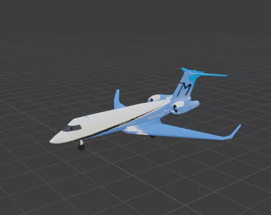 gulfstream tannir special livery Free 3D model