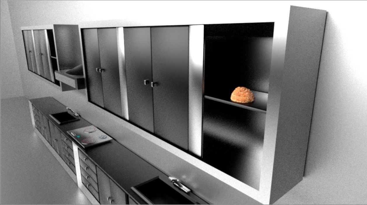 Furniture New kitchen furniture 3D model_9