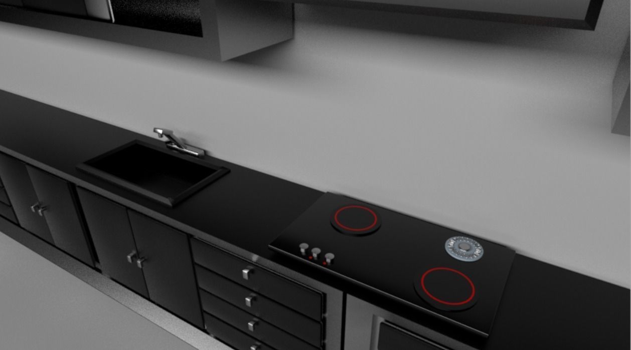 Furniture New kitchen furniture 3D model_2