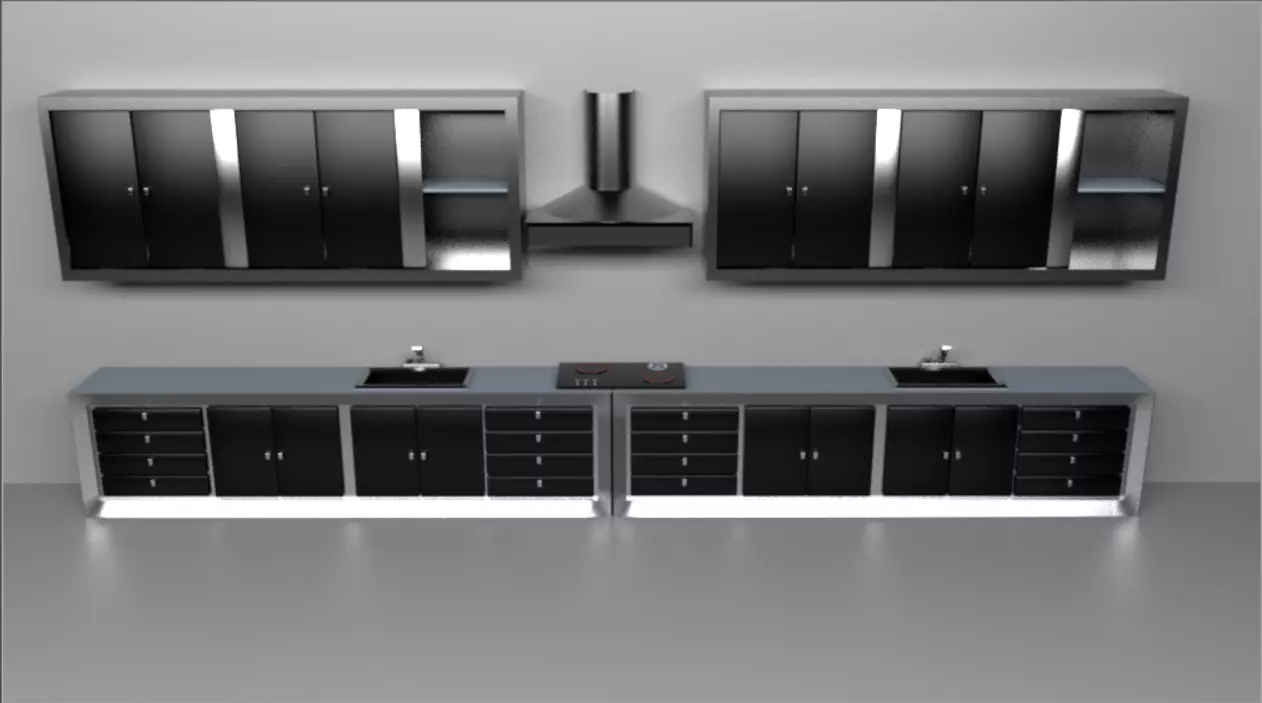 Furniture New kitchen furniture 3D model_0