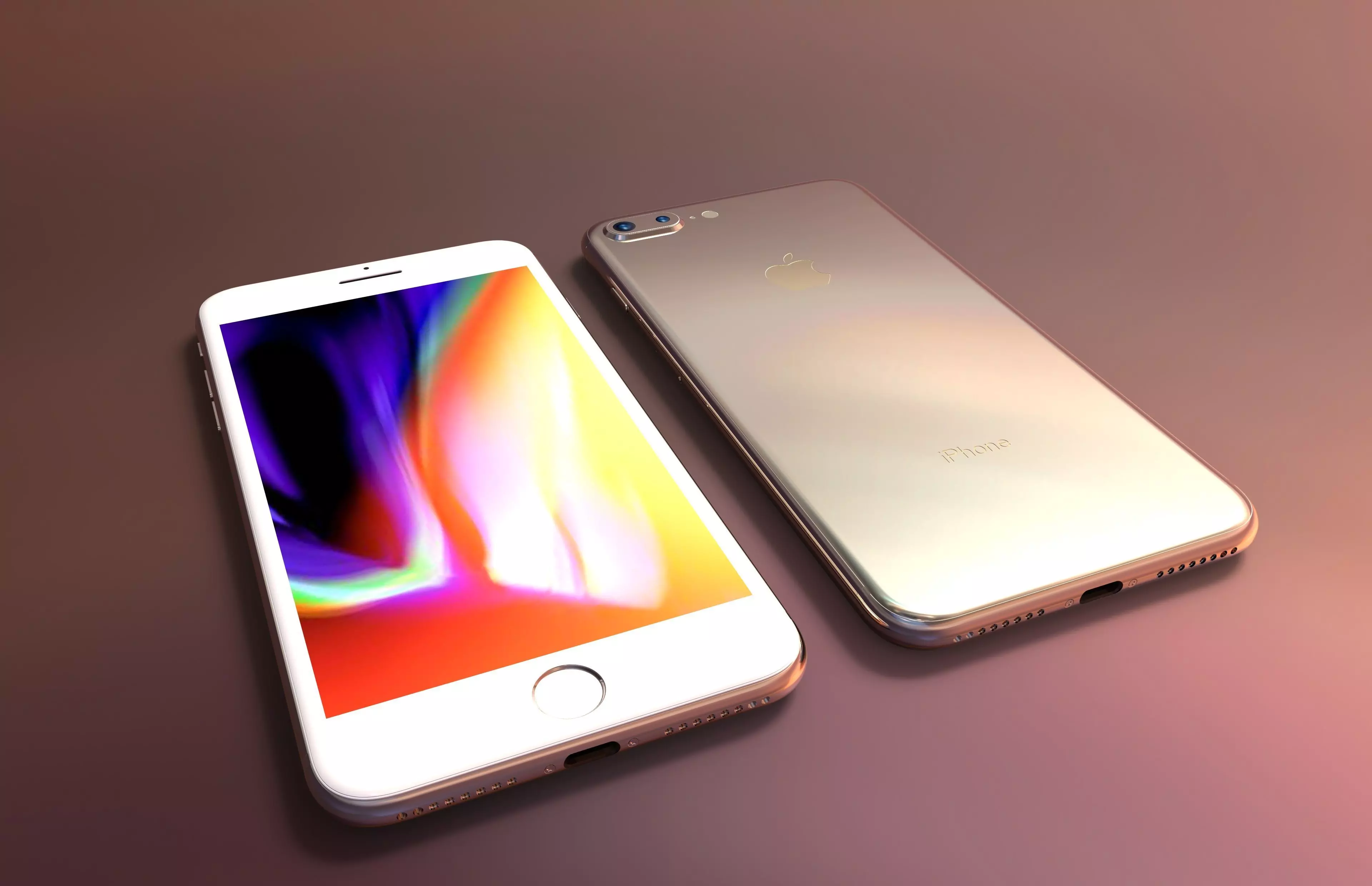 iPhone 8 Plus - original dimensions 3D model_0