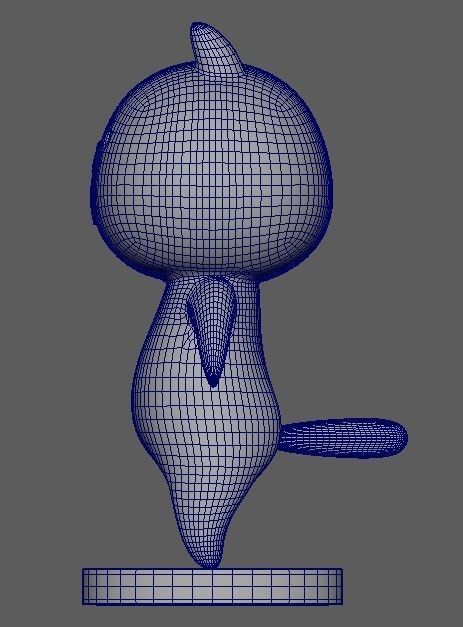 set 3 usagyuuun nekogyuuun carrot 3D model_6