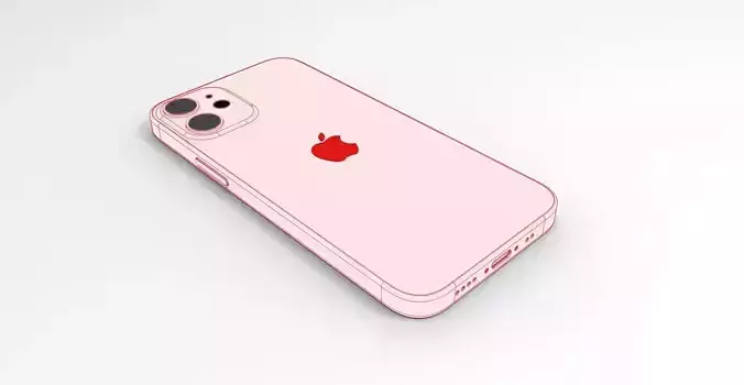 iPhone 12 mini - original dimensions