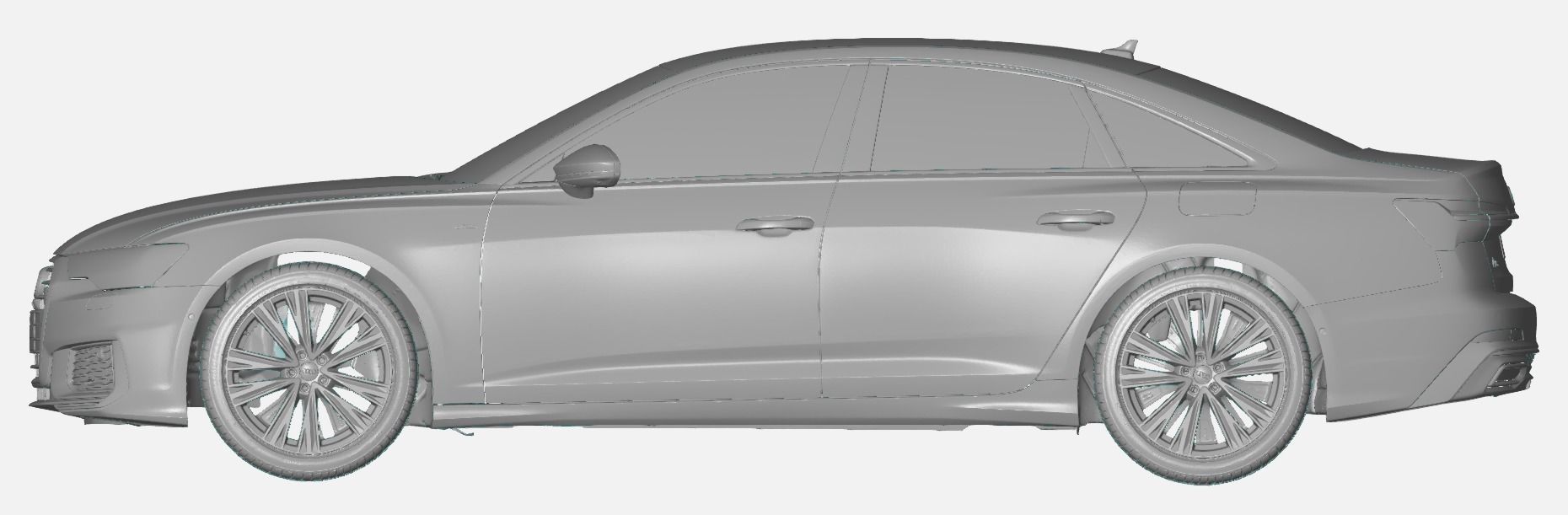 Audi A6 55 S-Line 2020 - Exterior  Scan 3D model_2