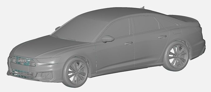 Audi A6 55 S-Line 2020 - Exterior  Scan 3D model