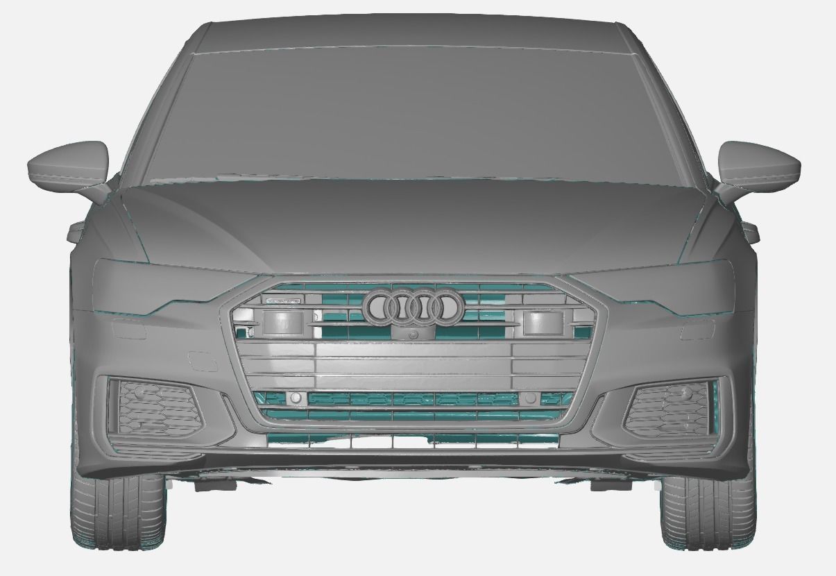 Audi A6 55 S-Line 2020 - Exterior  Scan 3D model_4