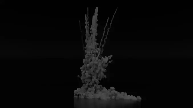 Airstrike Explosion 3D model