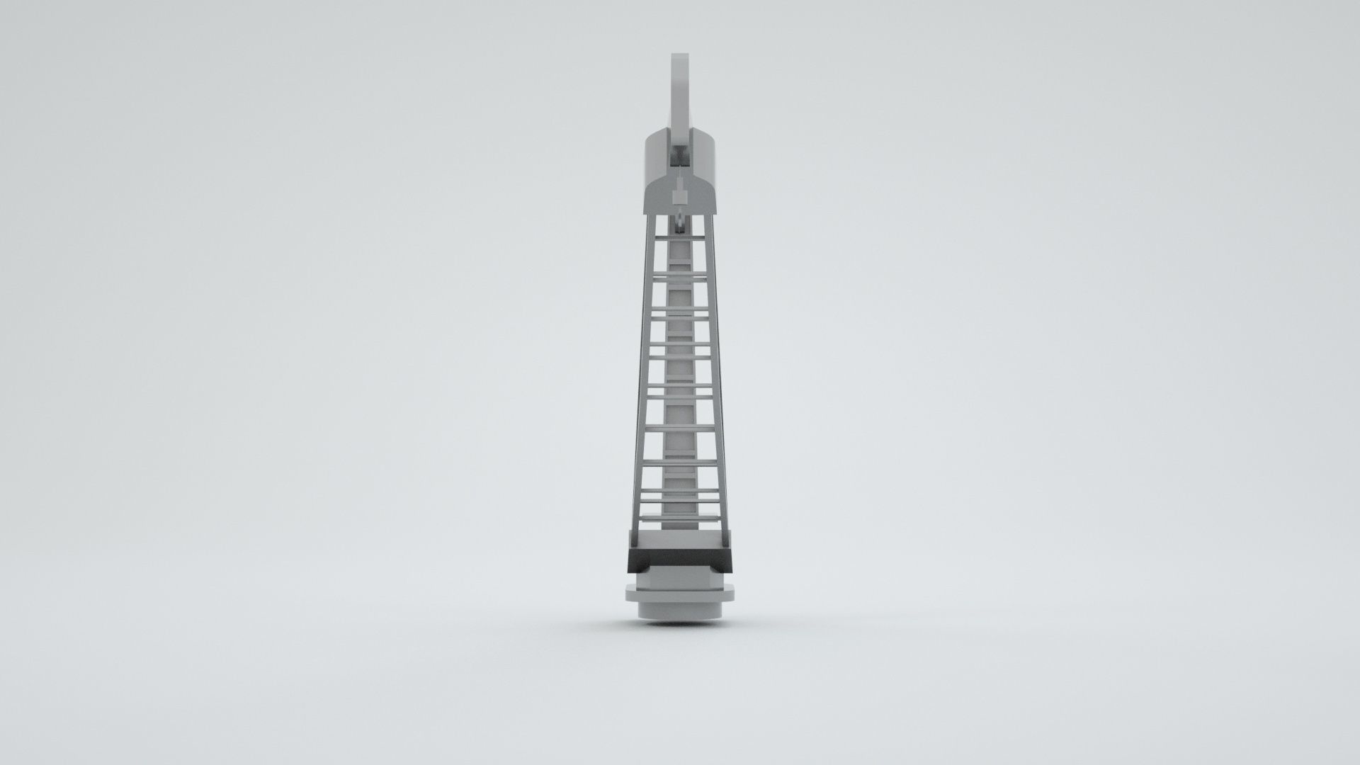 Naval Crane 2 - World War 2 Battleship 3D model_2